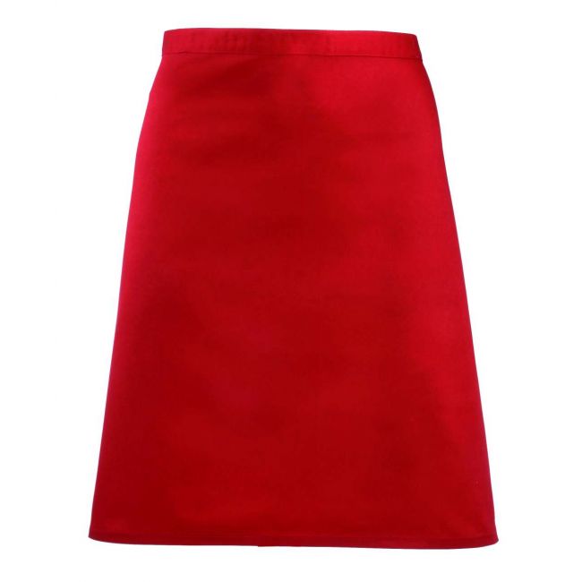 'colours collection’ mid length apron culoare red marimea u