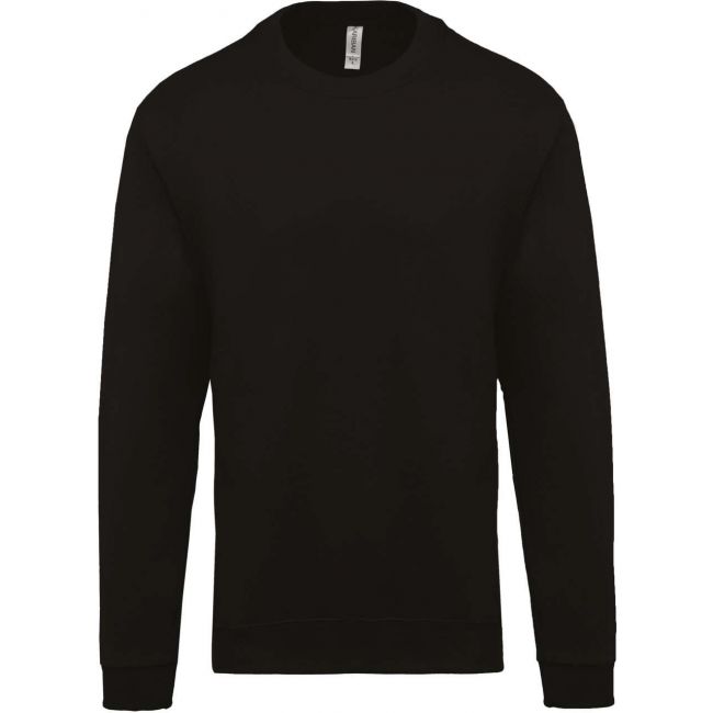Crew neck sweatshirt culoare black marimea 4xl
