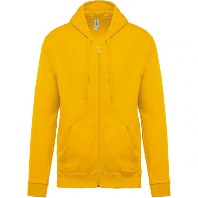 Full zip hooded sweatshirt culoare yellow marimea 2xl