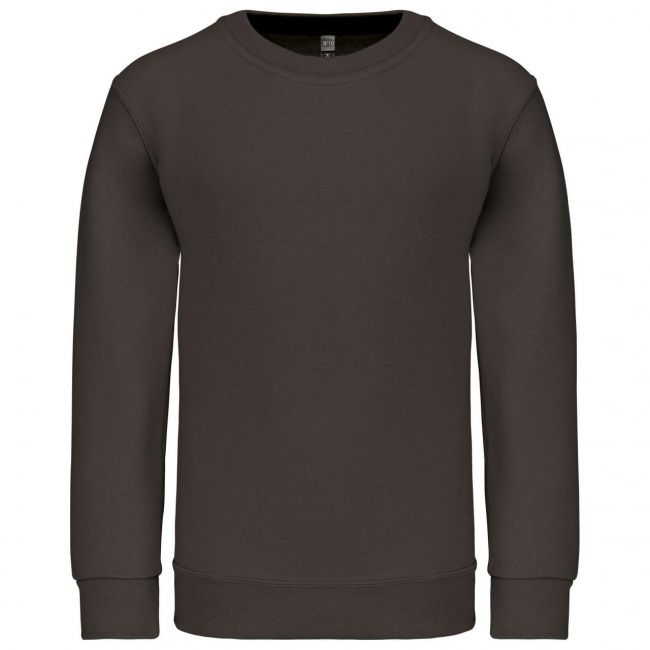 Kids' crew neck sweatshirt culoare dark grey marimea 10/12