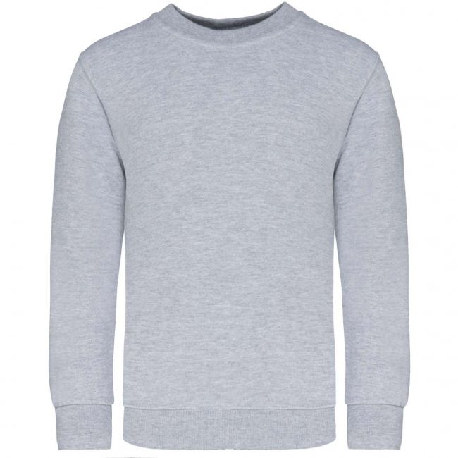 Kids' crew neck sweatshirt culoare oxford grey marimea 10/12