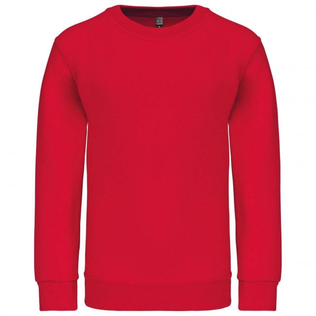 Kids' crew neck sweatshirt culoare red marimea 10/12