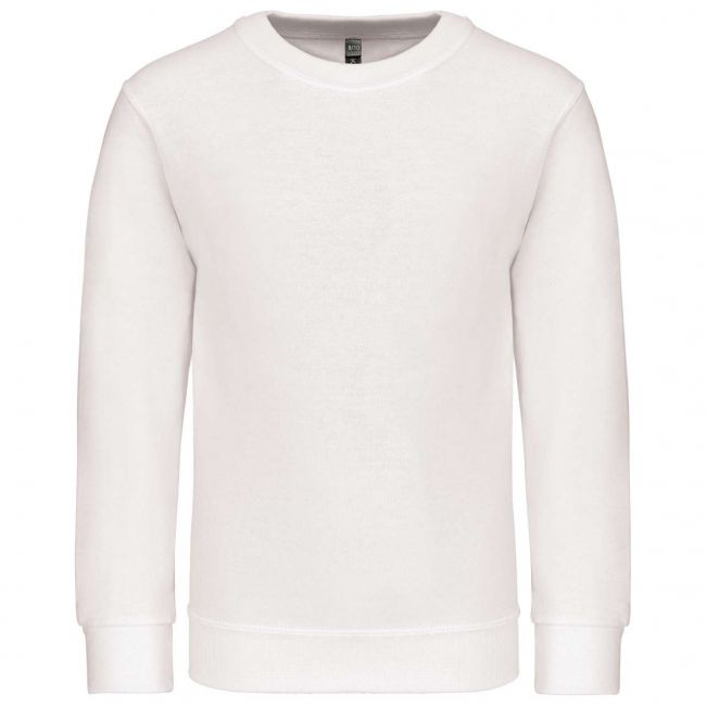 Kids' crew neck sweatshirt culoare white marimea 6/8