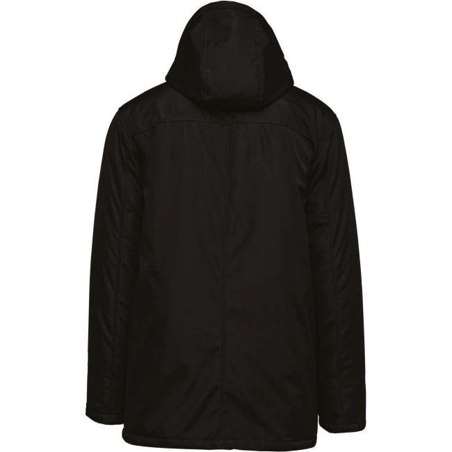 Parka with removable hood culoare black marimea s