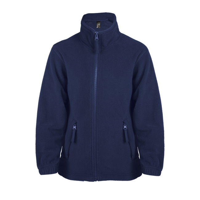 Sol's north kids - zipped fleece jacket culoare navy marimea 10a