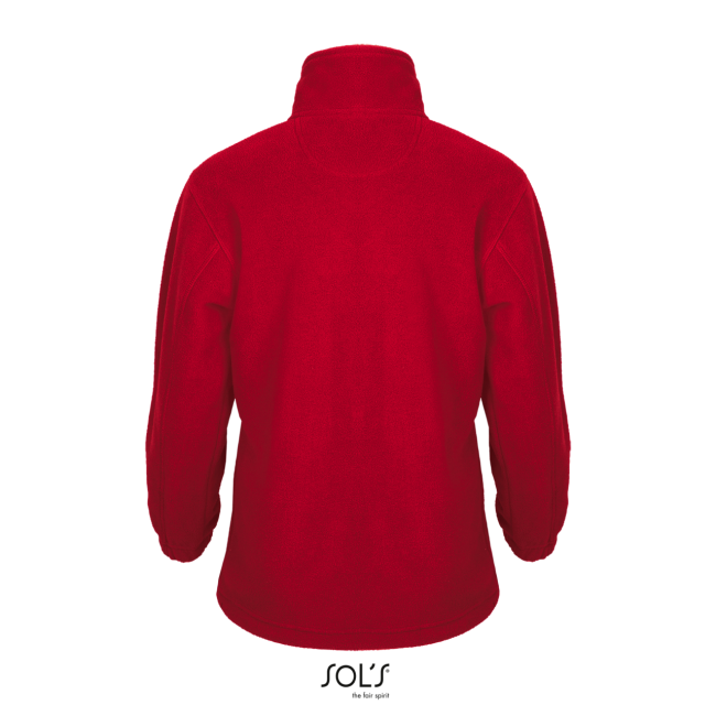 Sol's north kids - zipped fleece jacket culoare red marimea 10a