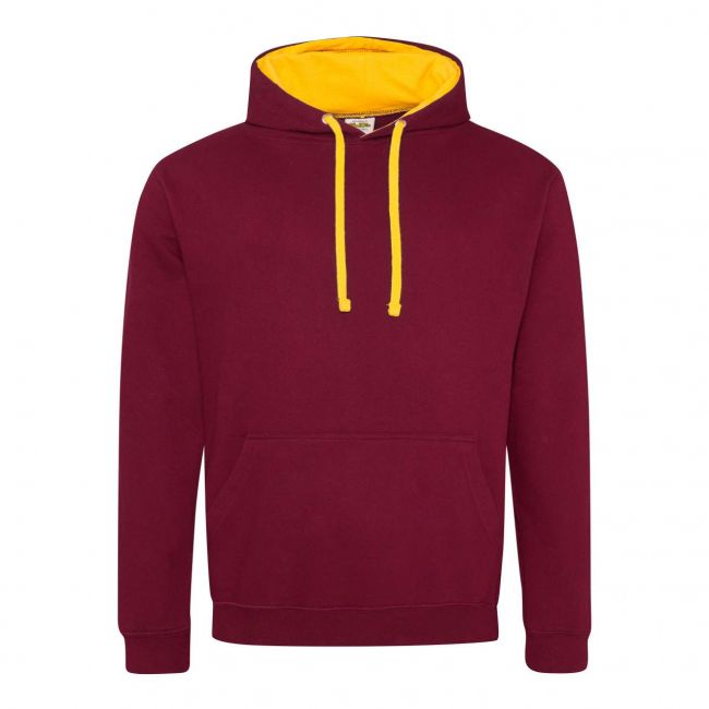 Varsity hoodie culoare burgundy/gold marimea 2xl