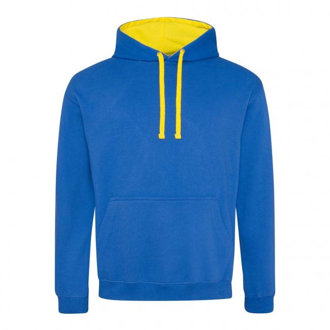 Varsity hoodie culoare royal blue/sun yellow marimea 2xl