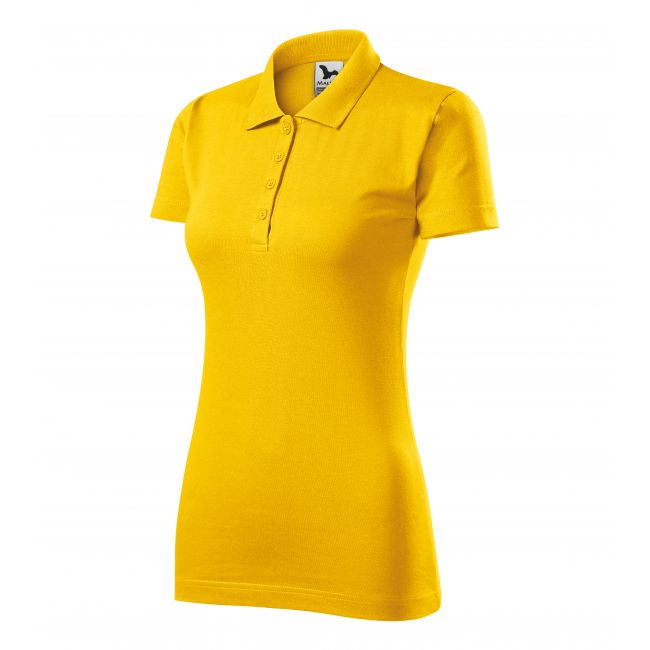 Single J. tricou polo pentru damă galben