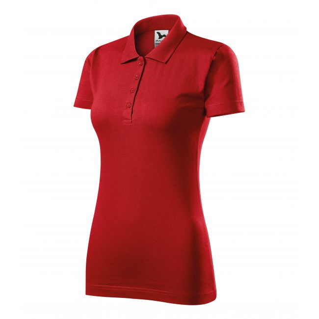 Single J. tricou polo pentru damă roşu