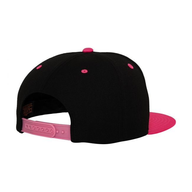 Classic snapback 2-tone cap black/neon orange marimea one size