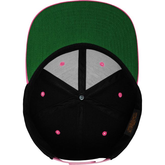 Classic snapback 2-tone cap black/neon pink marimea one size