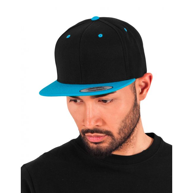 Classic snapback 2-tone cap black/silver marimea one size