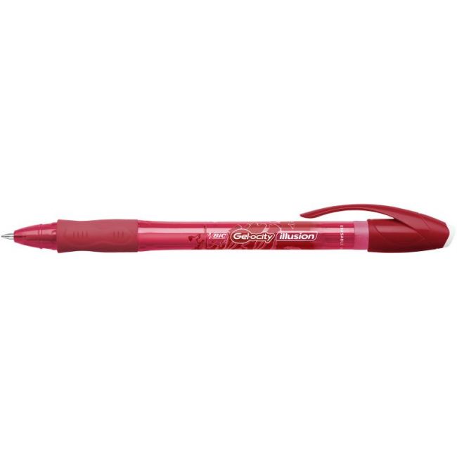 Roller cu gel 0.7mm rosu illusion bic