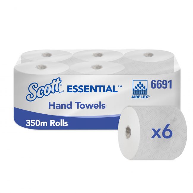 Rezerva prosoape in rola kimberly-clark scott essential, 1400 portii autocut, 6 role/bax