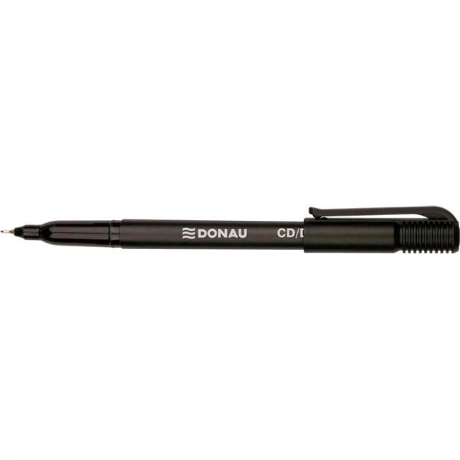 Marker pentru donau cd, varf rotund, 0.5 mm, negru