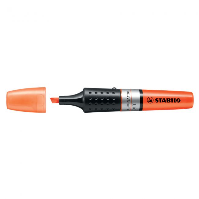 Textmarker stabilo luminator, varf 2- 5 mm, portocaliu