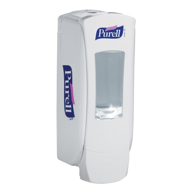 Dispenser purell, adx, manual, pentru gel dezinfectant, 1200 ml, alb