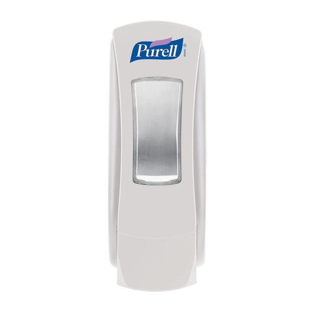 Dispenser purell, adx, manual, pentru gel dezinfectant, 1200 ml, alb