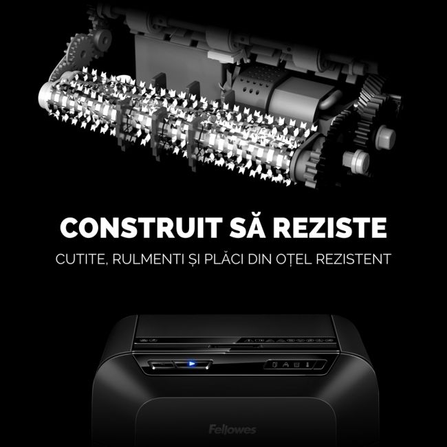 Distrugator documente fellowes, automax 80m, 80 coli