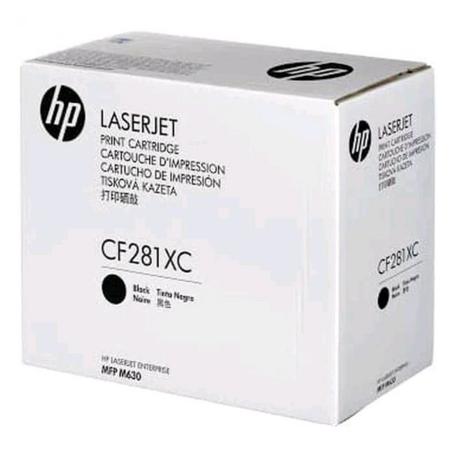 Toner, hp, cf281xc, 25000 pagini, negru