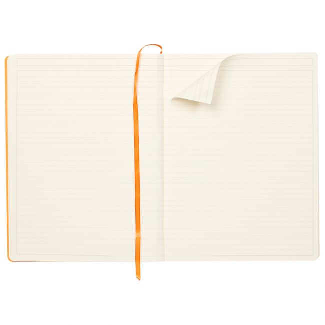 Notebook  a4+ rhodiarama, 80 file, ivory dictando, maro