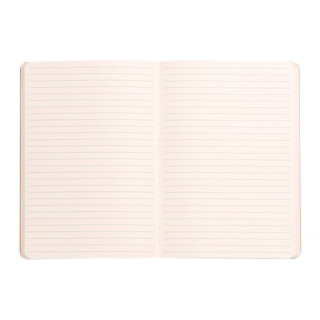 Notebook a5 rhodiarama, 80 file, ivory, dictando, maro