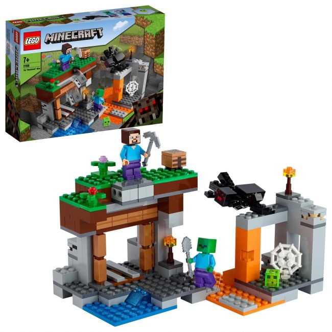 Lego minecraft, mina abandonata, numar piese 248, varsta 7+