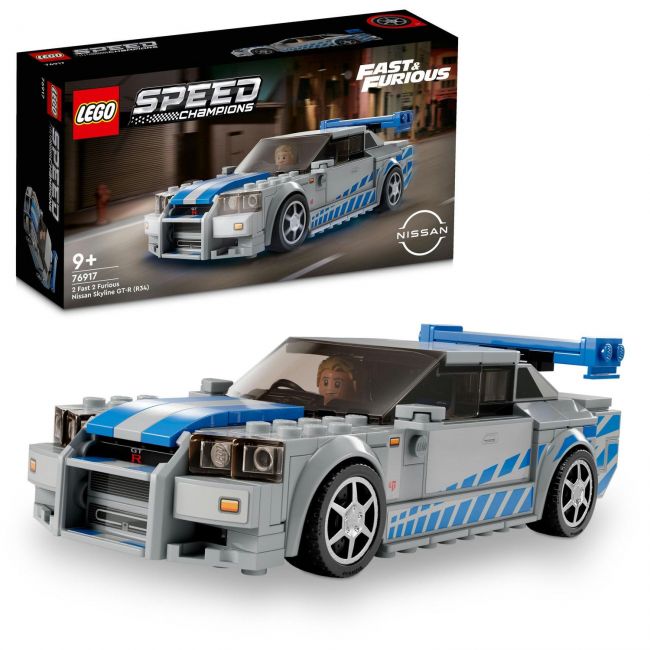 Lego speed champions, nissan skyline gt-r r34, numar piese 319, varsta 9+