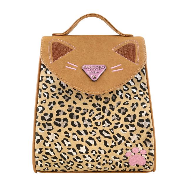 Rucsac fashion cu clapeta, gorjuss, purrrrrfect love