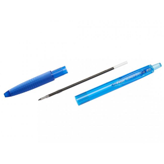 Pix cu mecanism 0.7mm supergrip albastru pilot