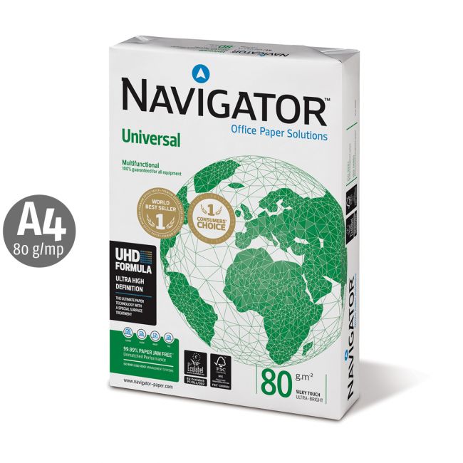 Hartie copiator navigator universal, a4, 80 g, 500 coli/top