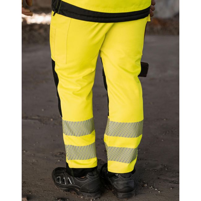 Eos - hi-vis trousers orange/black marimea 62