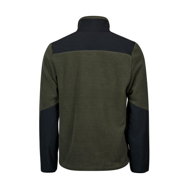 Mountain fleece  deep green/black marimea l