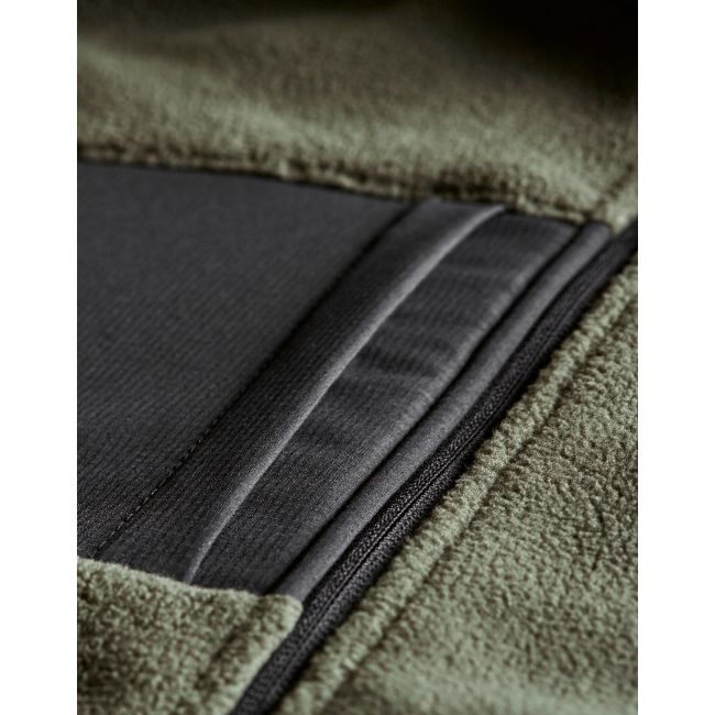 Mountain fleece  deep green/black marimea m