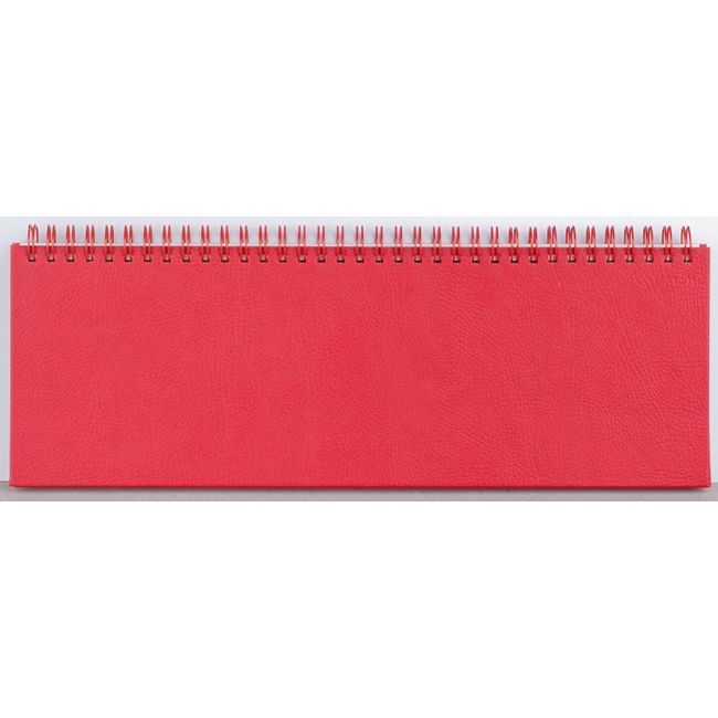 Planner birou 30 x 10 rosu 2025 hartie ivory bref ego