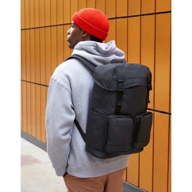 Stockholm laptop rucksack black marimea one size