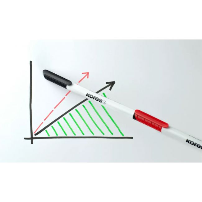 Marker whiteboard negru 1mm kores