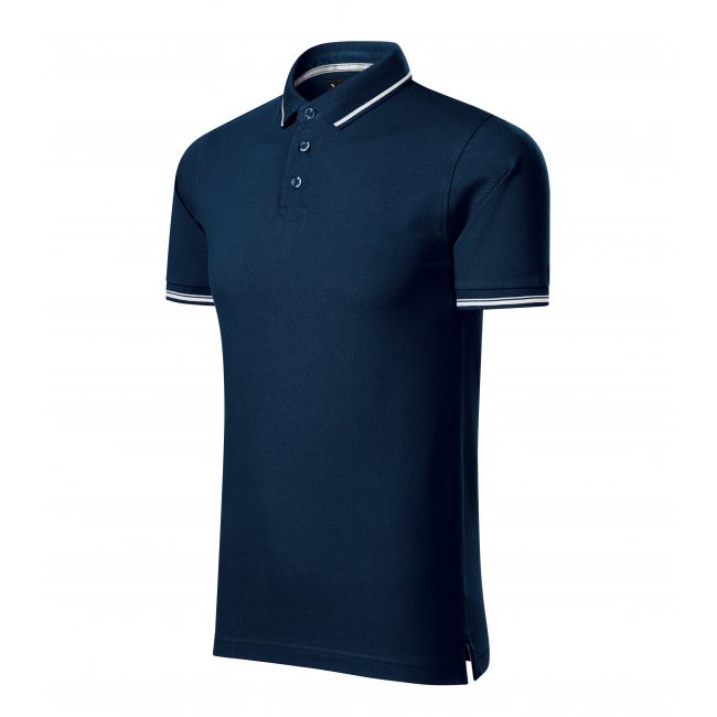 Perfection plain tricou polo pentru bărbaţi albastru marin