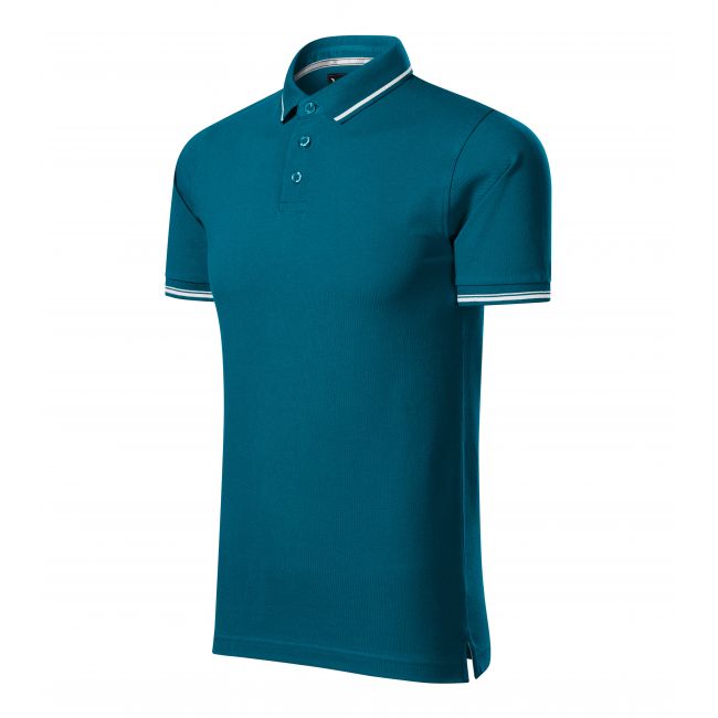Perfection plain tricou polo pentru bărbaţi albastru petrol