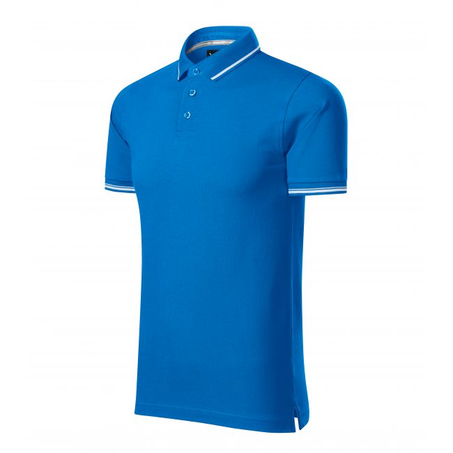 Perfection plain tricou polo pentru bărbaţi snorkel blue
