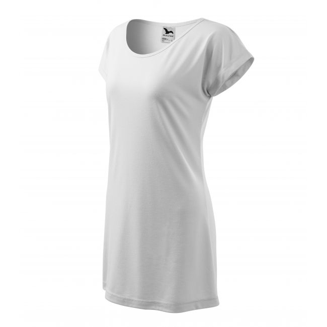 Love tricou/rochie pentru damă alb