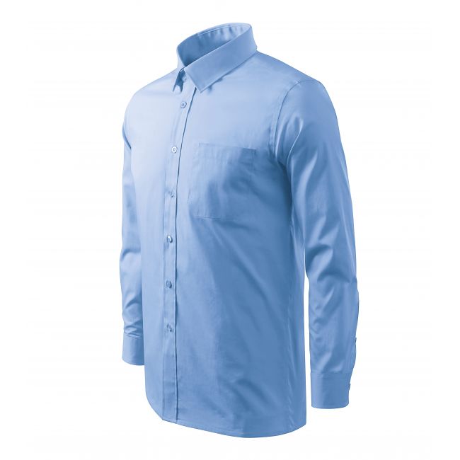 Style LS cămaşă pentru bărbaţi albastru deschis