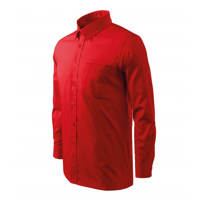 Style LS cămaşă pentru bărbaţi roşu
