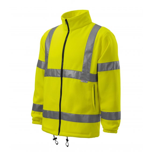 HV Fleece Jacket jachetă fleece unisex galben reflectorizat