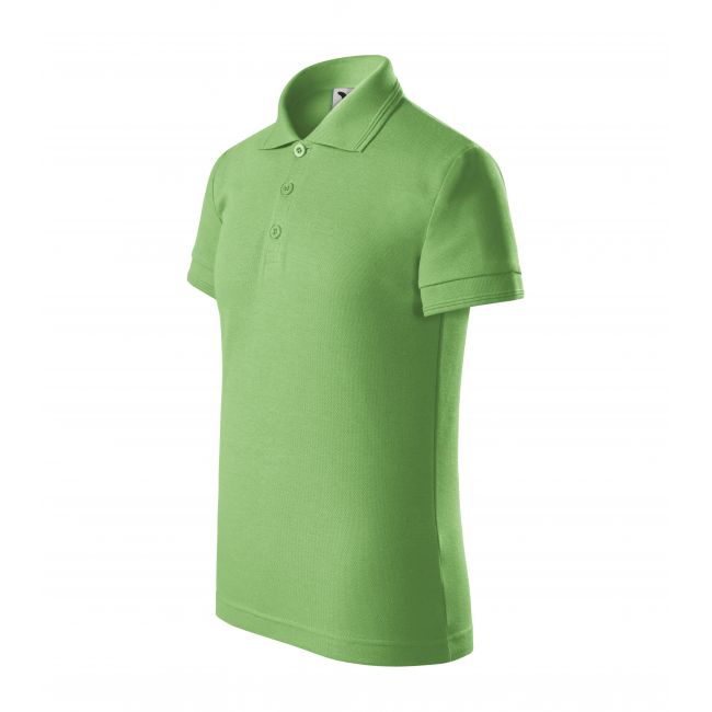 Pique Polo tricou polo pentru copii verde iarbă 158 cm/12