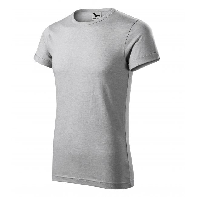 Fusion tricou pentru bărbaţi argintiu melanj
