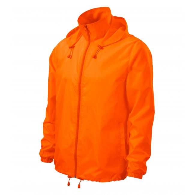 Windy jachetă de protecţie împotriva vântului unisex portocaliu neon