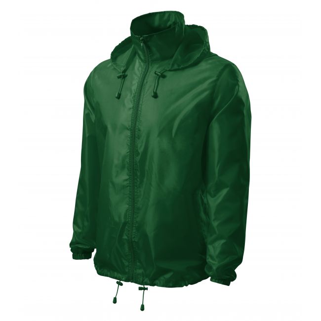 Windy jachetă de protecţie împotriva vântului unisex verde sticlă