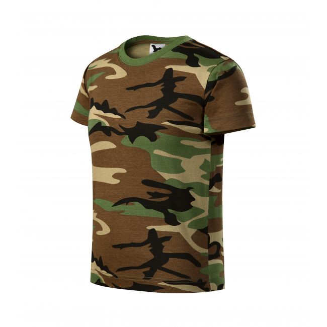Camouflage tricou pentru copii camuflaj maro 158 cm/12